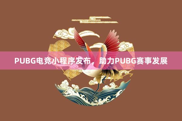 PUBG电竞小程序发布，助力PUBG赛事发展