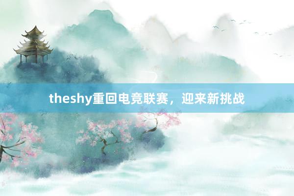 theshy重回电竞联赛，迎来新挑战