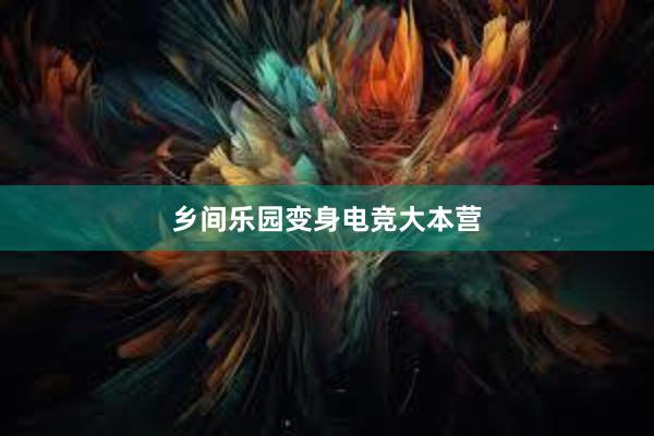 乡间乐园变身电竞大本营